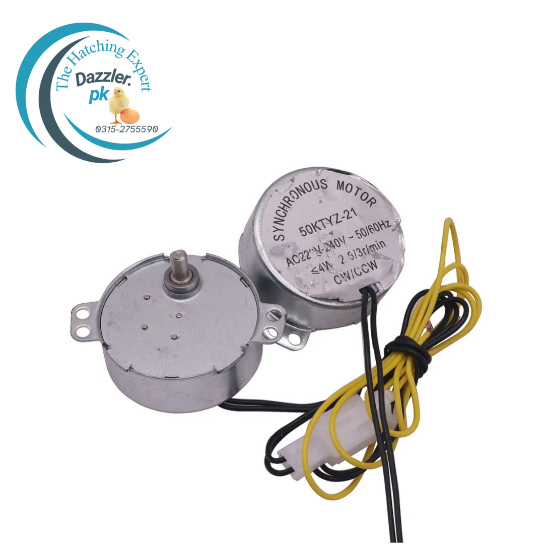 220V AC Egg Turner Moving Motor – Automatic Egg Turning Motor for Incubators & Brooders